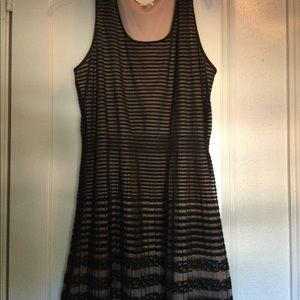 Black lace Maison Jules dress